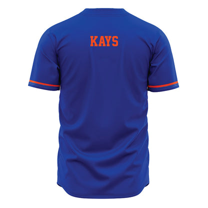 Boise State - NCAA Women's Track & Field : Audrey Kays - Blue Jersey-1