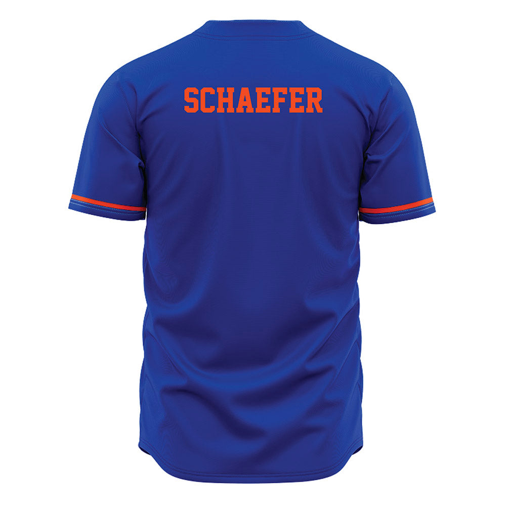 Boise State - NCAA Women's Tennis : Paula Schaefer - Blue Jersey-1