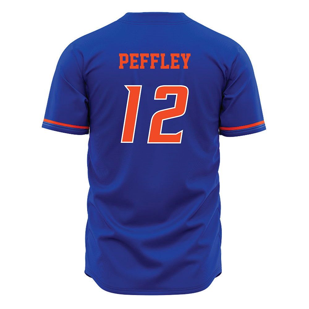 Boise State - NCAA Softball : Grace Peffley - Blue Jersey-1