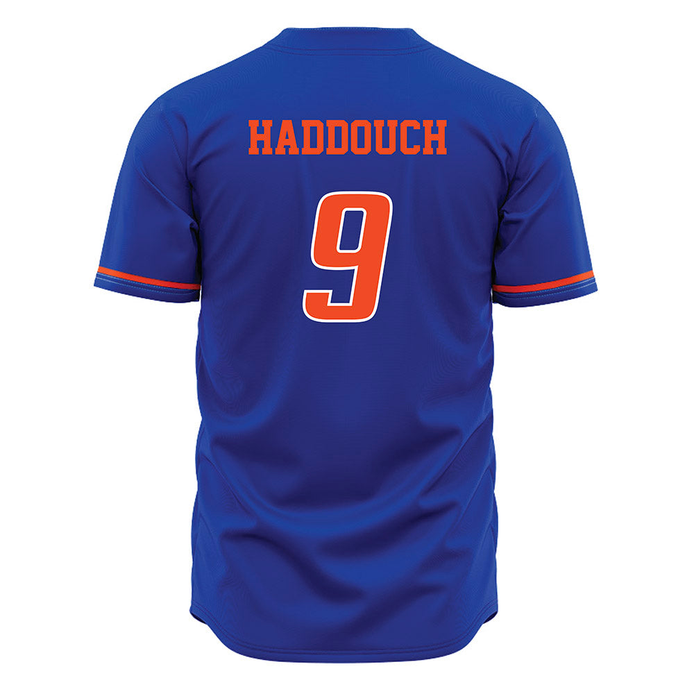 Boise State - NCAA Men's Tennis : Idriss Haddouch - Blue Jersey