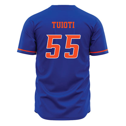Boise State - NCAA Football : Mana Tuioti - Blue Jersey-1