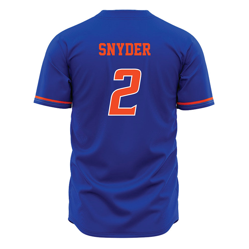 Boise State - NCAA Women's Volleyball : Sadie Snyder - Blue Jersey-1