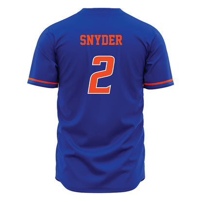 Boise State - NCAA Women's Volleyball : Sadie Snyder - Blue Jersey-1