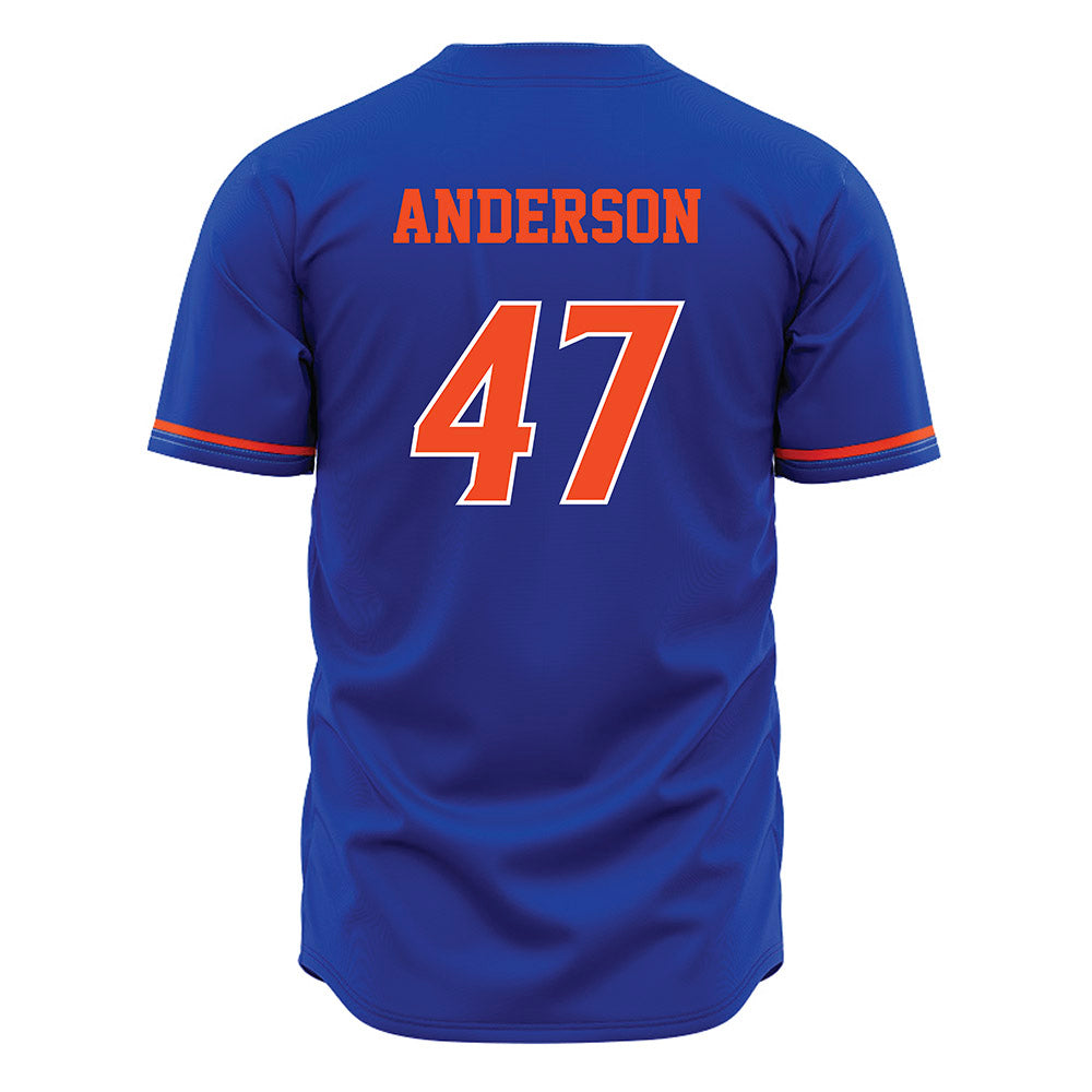Boise State - NCAA Football : Kaden Anderson - Blue Jersey-1