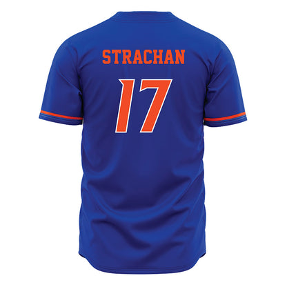 Boise State - NCAA Football : Prince Strachan - Blue Jersey