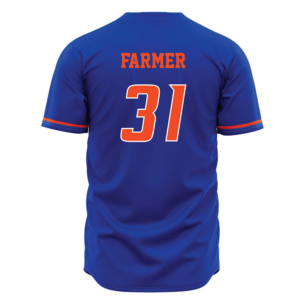 Boise State - NCAA Softball : Hollie Farmer - Blue Jersey-1