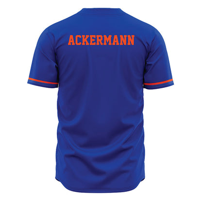Boise State - NCAA Women's Track & Field : Hanna Ackermann - Blue Jersey-1
