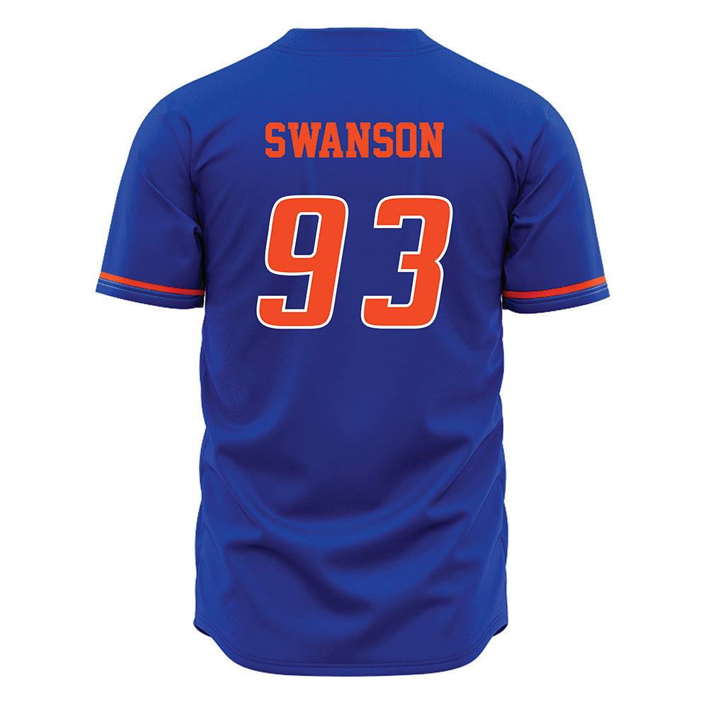 Boise State - NCAA Football : Ryder Swanson - Blue Jersey-1