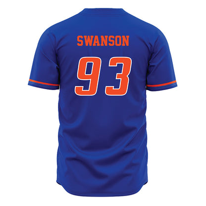 Boise State - NCAA Football : Ryder Swanson - Blue Jersey-1
