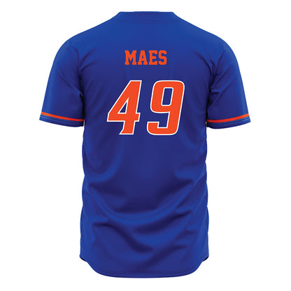 Boise State - NCAA Football : AJ Maes - Blue Jersey-1
