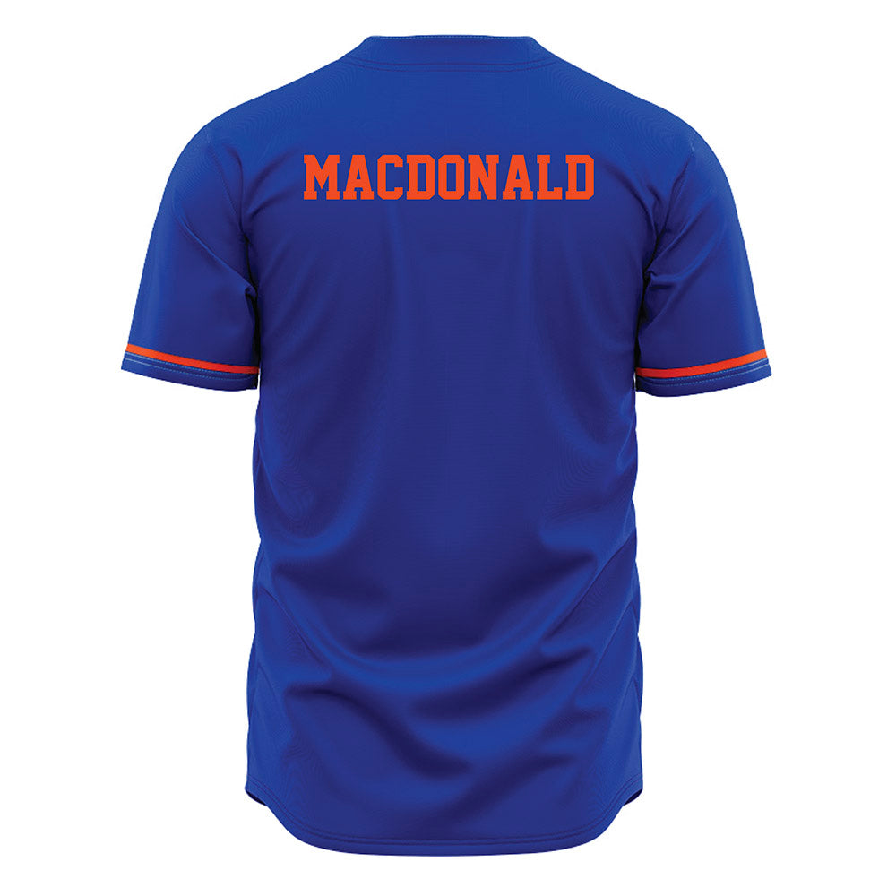 Boise State - NCAA Beach Volleyball : Kate MacDonald - Blue Jersey-1