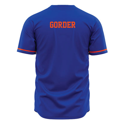 Boise State - NCAA Men's Golf : Chase Gorder - Blue Jersey-1