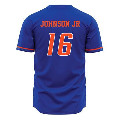 Boise State - NCAA Football : Franklyn Johnson Jr - Blue Jersey
