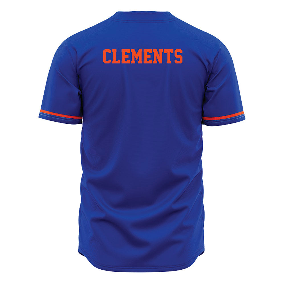 Boise State - NCAA Women's Gymnastics : Morgan Clements - Blue Jersey-1