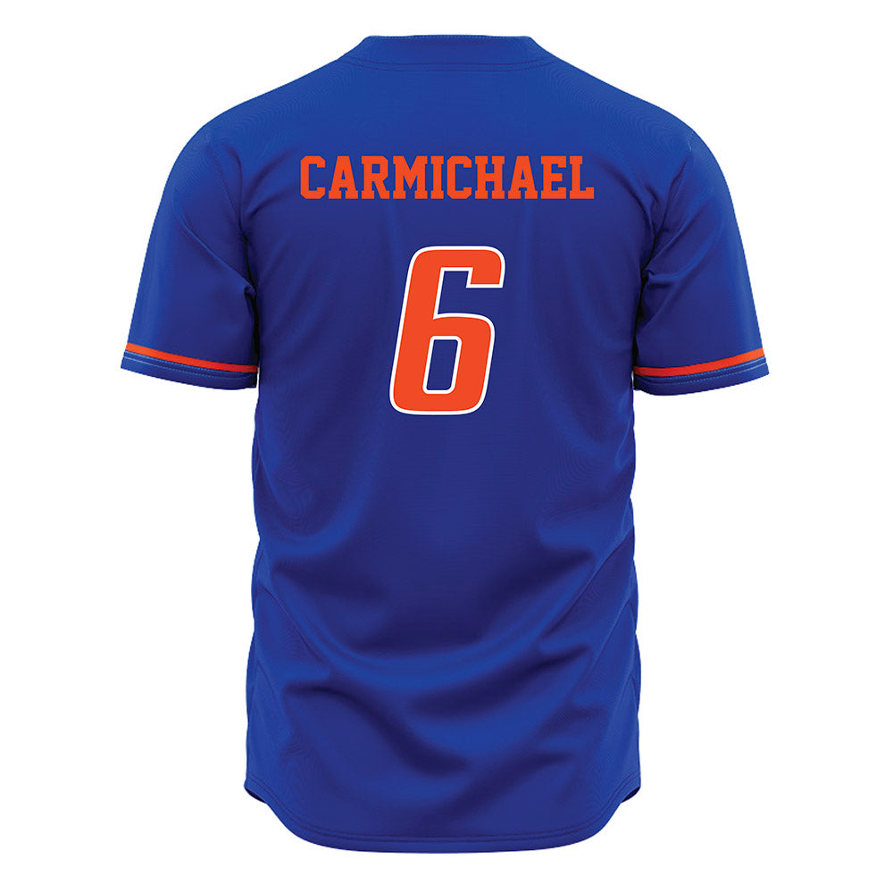 Boise State - NCAA Men's Basketball : Pearson Carmichael - Blue Jersey-1