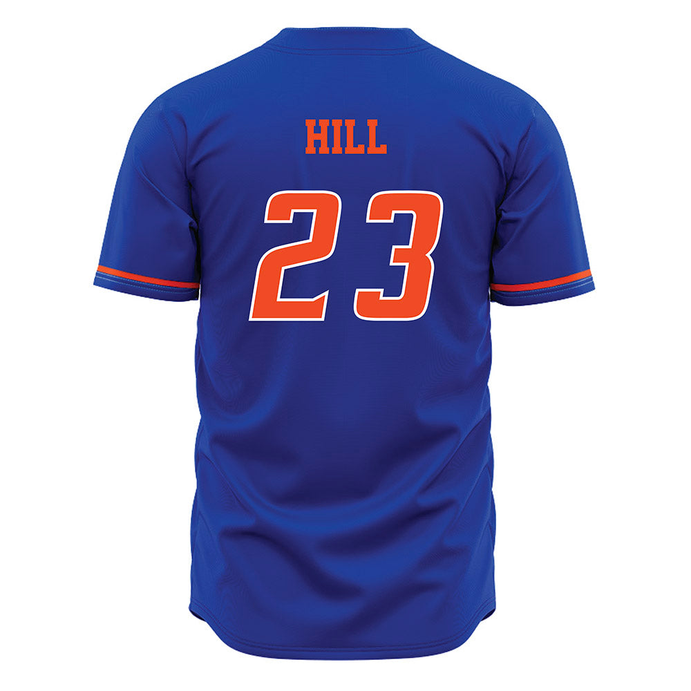 Boise State - NCAA Football : David Hill - Blue Jersey-1