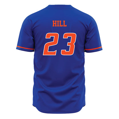 Boise State - NCAA Football : David Hill - Blue Jersey-1