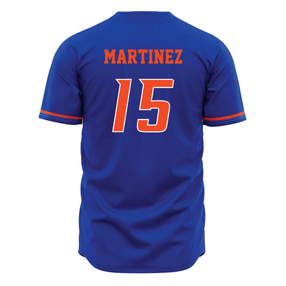 Boise State - NCAA Football : Zeke Martinez - Blue Jersey-1