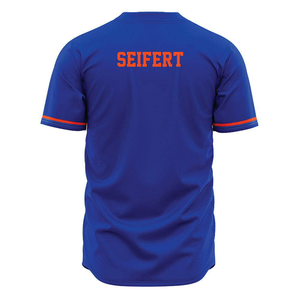 Boise State - NCAA Men's Tennis : Julius Seifert - Blue Jersey-1