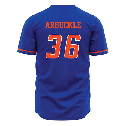 Boise State - NCAA Football : Jacob Arbuckle - Blue Jersey-1