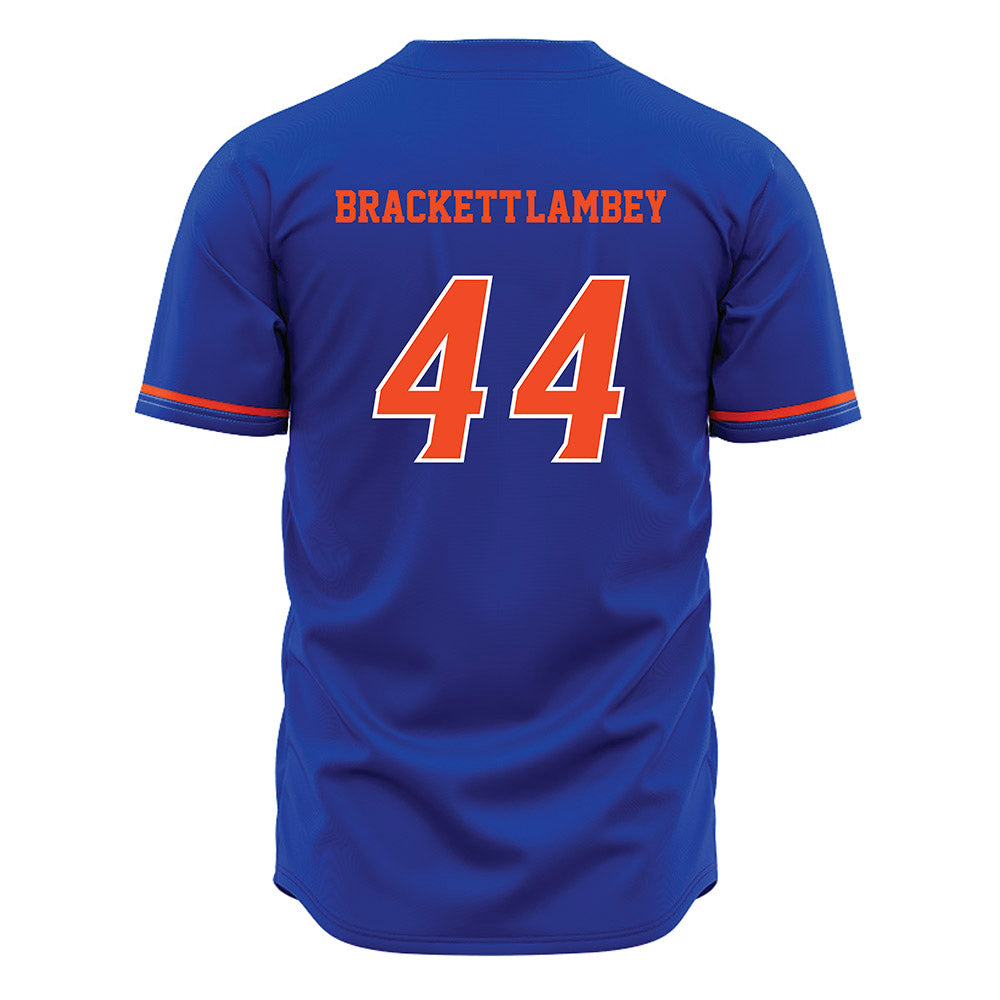 Boise State - NCAA Football : Syncere Brackett-Lambey - Blue Jersey-1