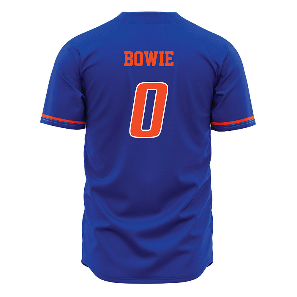 Boise State - NCAA Men's Basketball : Julian Bowie - Blue Jersey-1