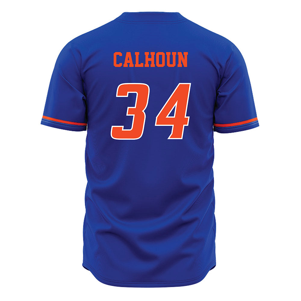 Boise State - NCAA Football : Dominik Calhoun - Blue Jersey-1