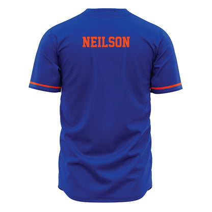 Boise State - NCAA Beach Volleyball : Berkeley Neilson - Blue Jersey-1