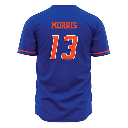 Boise State - NCAA Football : Darren Morris - Blue Jersey-1