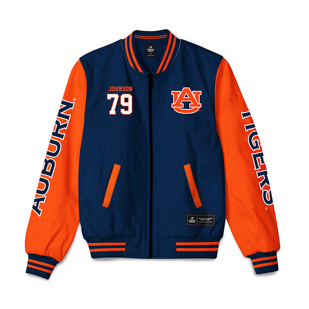 Auburn - NCAA Football : Tyler Johnson - Bomber Jacket-0