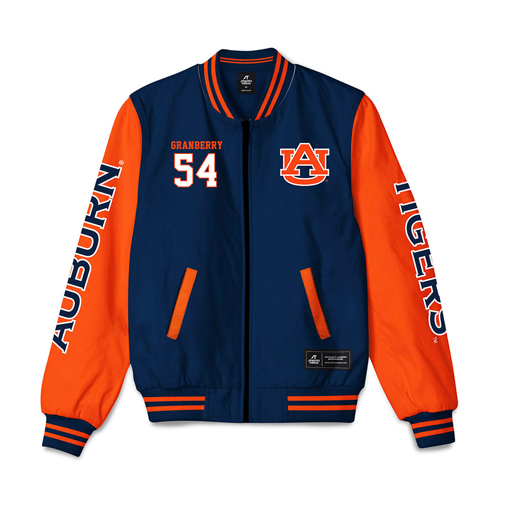 Auburn - NCAA Football : Coleman Granberry - Bomber Jacket-0