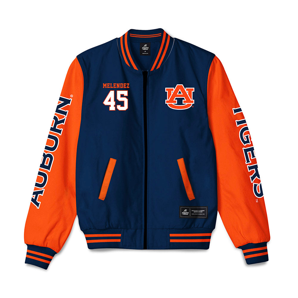 Auburn - NCAA Football : Antonio Melendez - Bomber Jacket-0