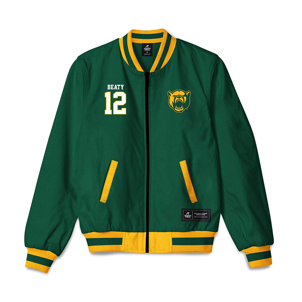Baylor - NCAA Football : Kyler Beaty - Bomber Jacket