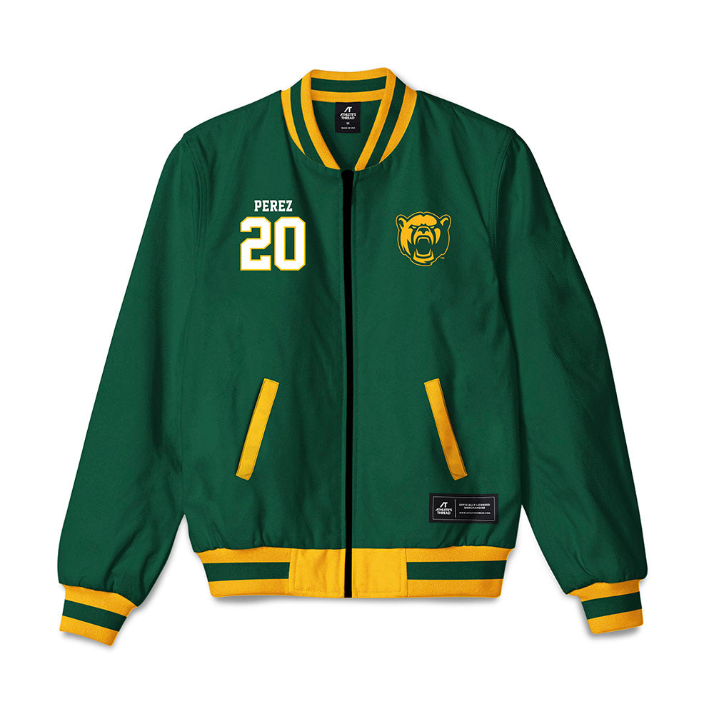 Baylor - NCAA Men's Basketball : Maikcol Perez - Bomber Jacket-0