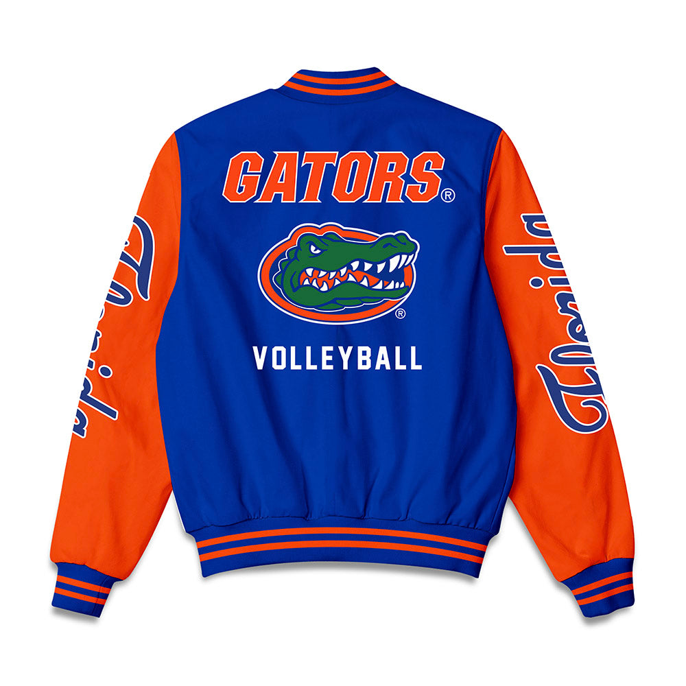 Florida - NCAA Women's Volleyball : Nadiya Shelby - Bomber Jacket-1