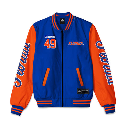 Florida - NCAA Baseball : Colton Schwarz - Bomber Jacket-0