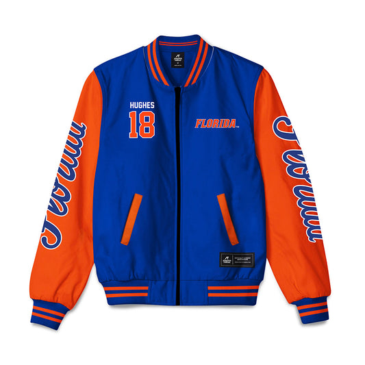 Florida - NCAA Women's Lacrosse : Sam Hughes - Bomber Jacket-0