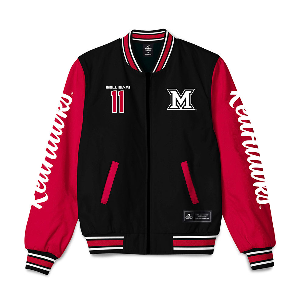 Miami of Ohio - NCAA Football : Drew Bellisari - Bomber Jacket-0