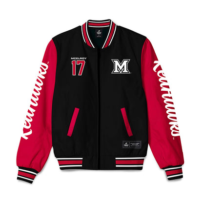 Miami of Ohio - NCAA Women's Soccer : Devin McElroy - Bomber Jacket-0