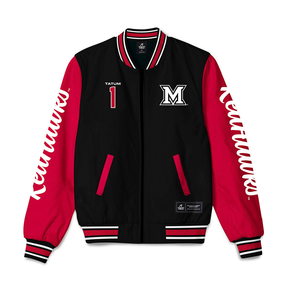 Miami of Ohio - NCAA Football : Dillon Tatum - Bomber Jacket-0