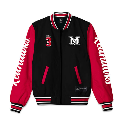 Miami of Ohio - NCAA Baseball : Christopher Roa - Bomber Jacket-0