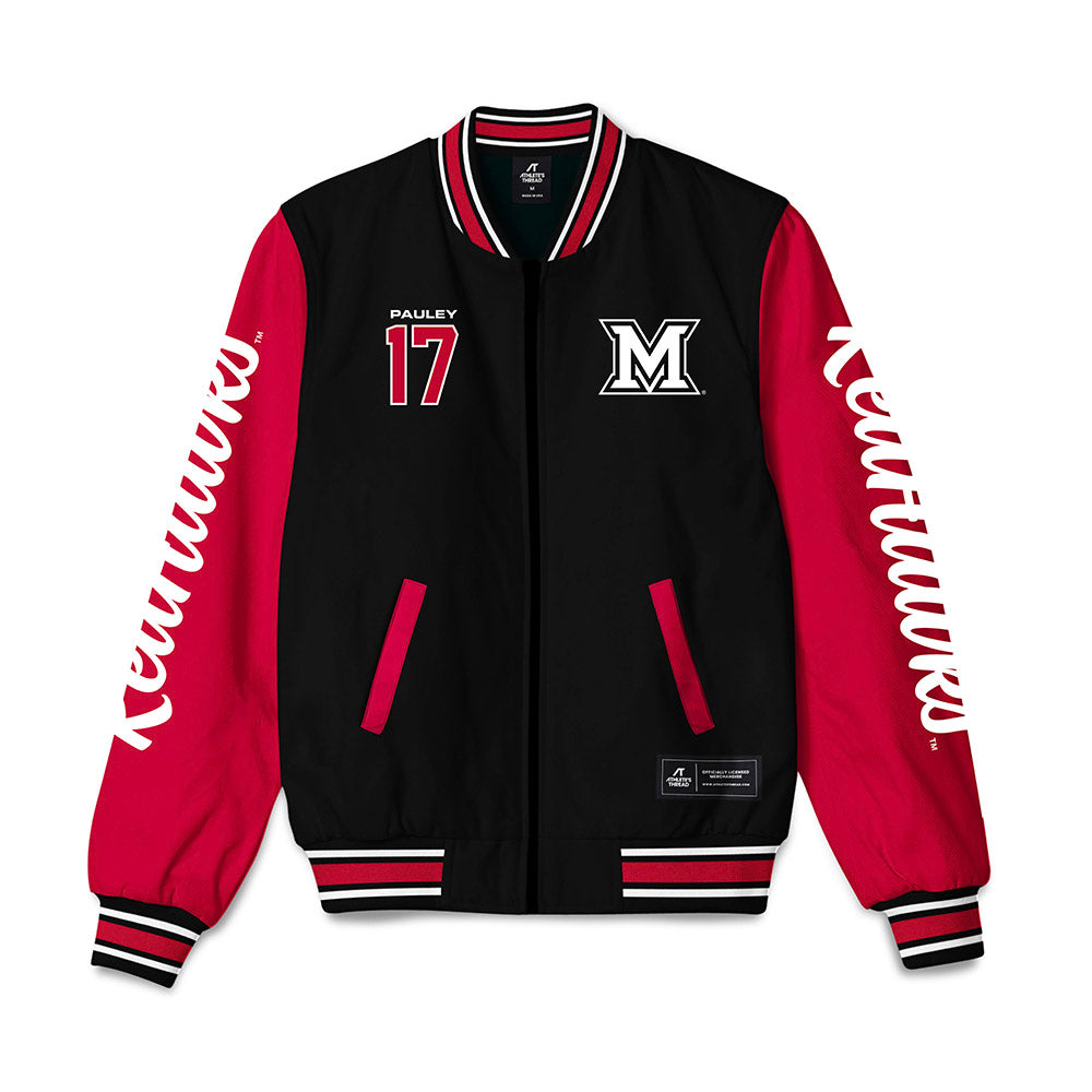 Miami of Ohio - NCAA Baseball : Cole Pauley - Bomber Jacket