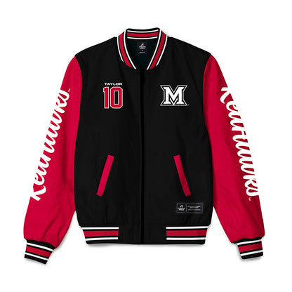 Miami of Ohio - Women's Basketball Alumni : Macie Taylor - Bomber Jacket-0