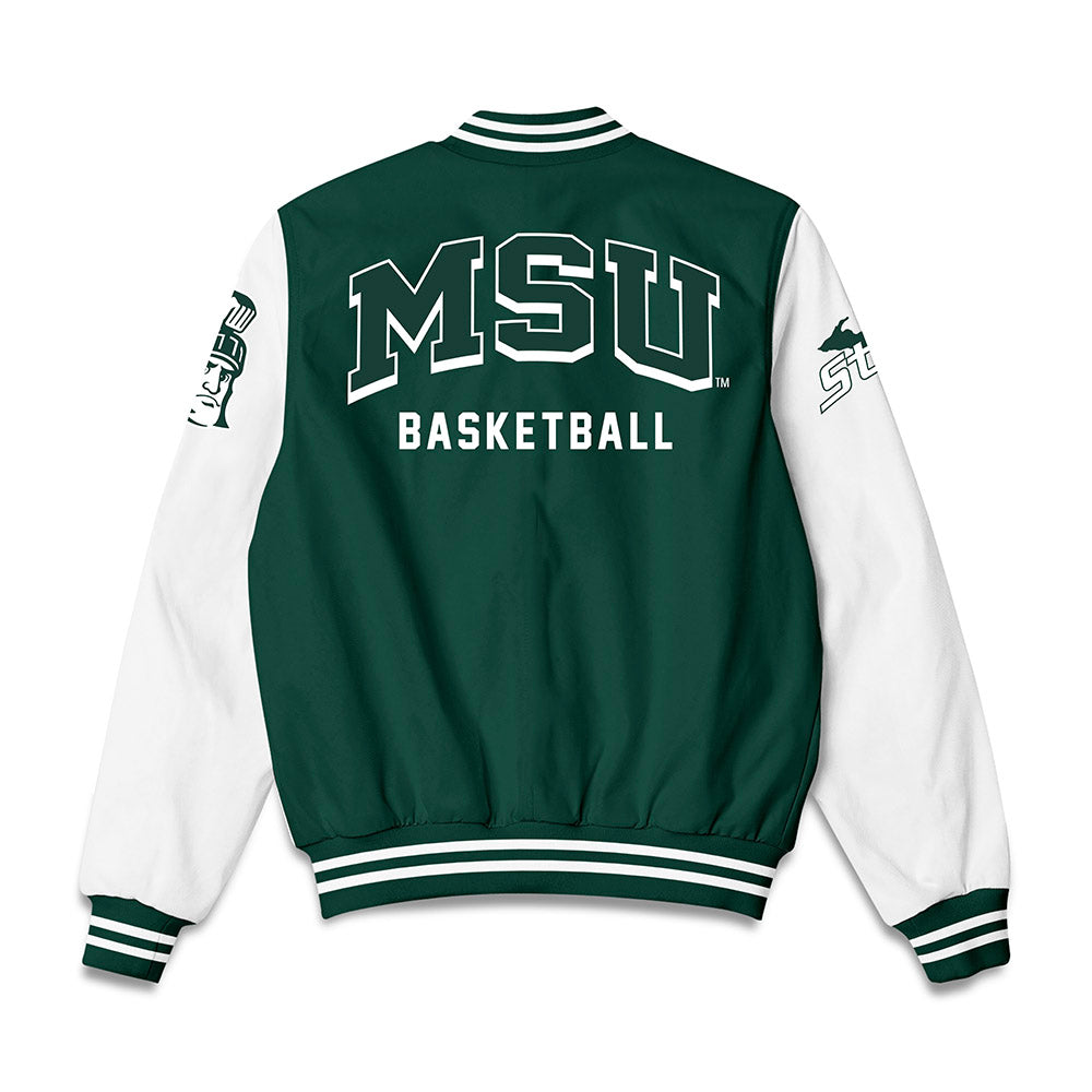 Michigan State - NCAA Women's Basketball : Amy Terrian - Bomber Jacket-1