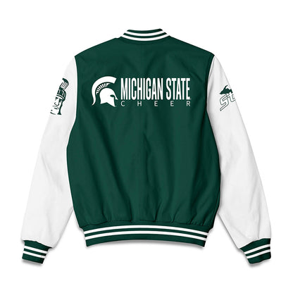 Michigan State - NCAA Cheerleading : Xavier Vazquez - Bomber Jacket-1