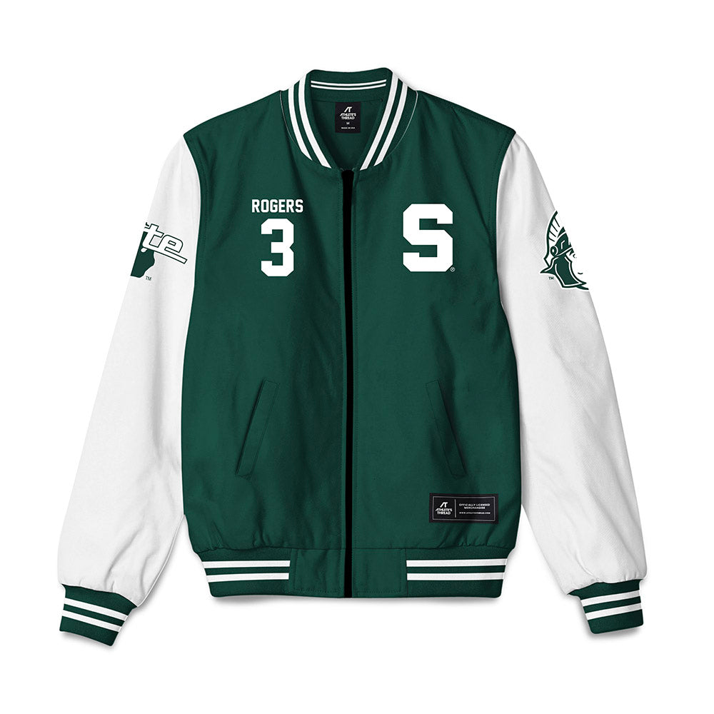 Michigan State - NCAA Women's Soccer : Mekenzie Rogers - Bomber Jacket-0