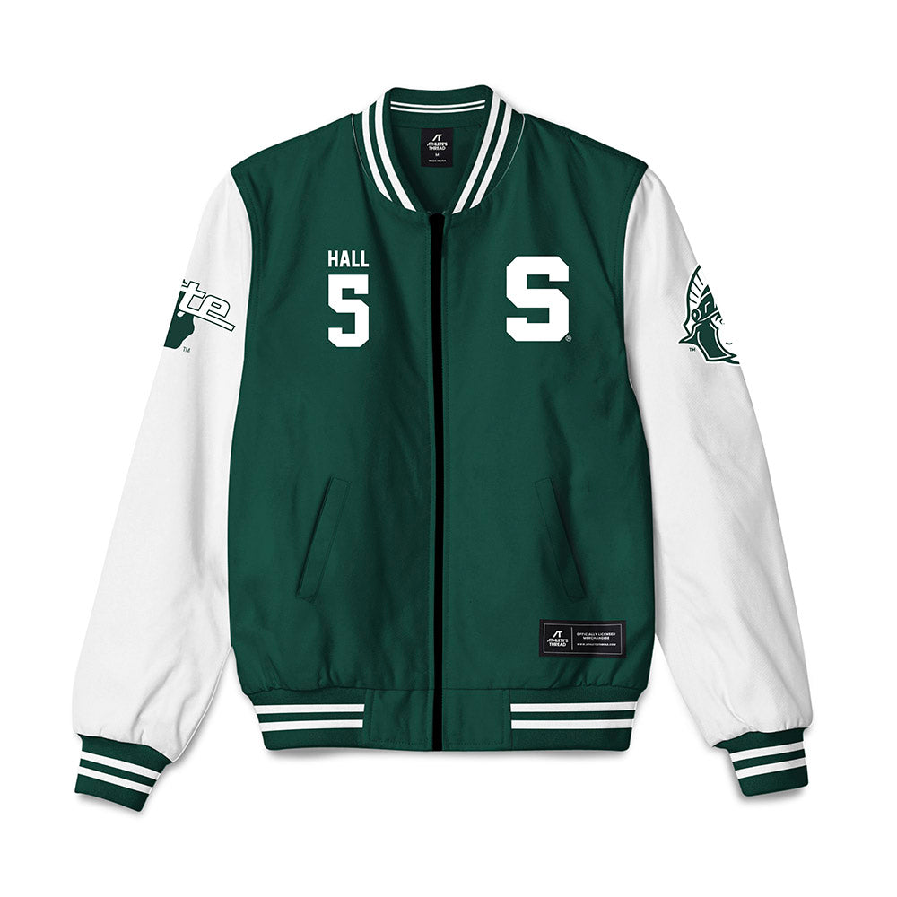 Michigan State - NCAA Football : Jordan Hall - Bomber Jacket