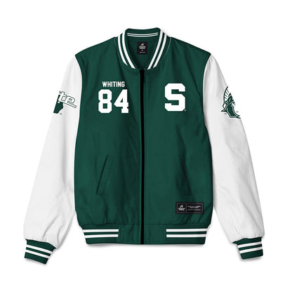 Michigan State - NCAA Football : Eddie Whiting - Bomber Jacket-0