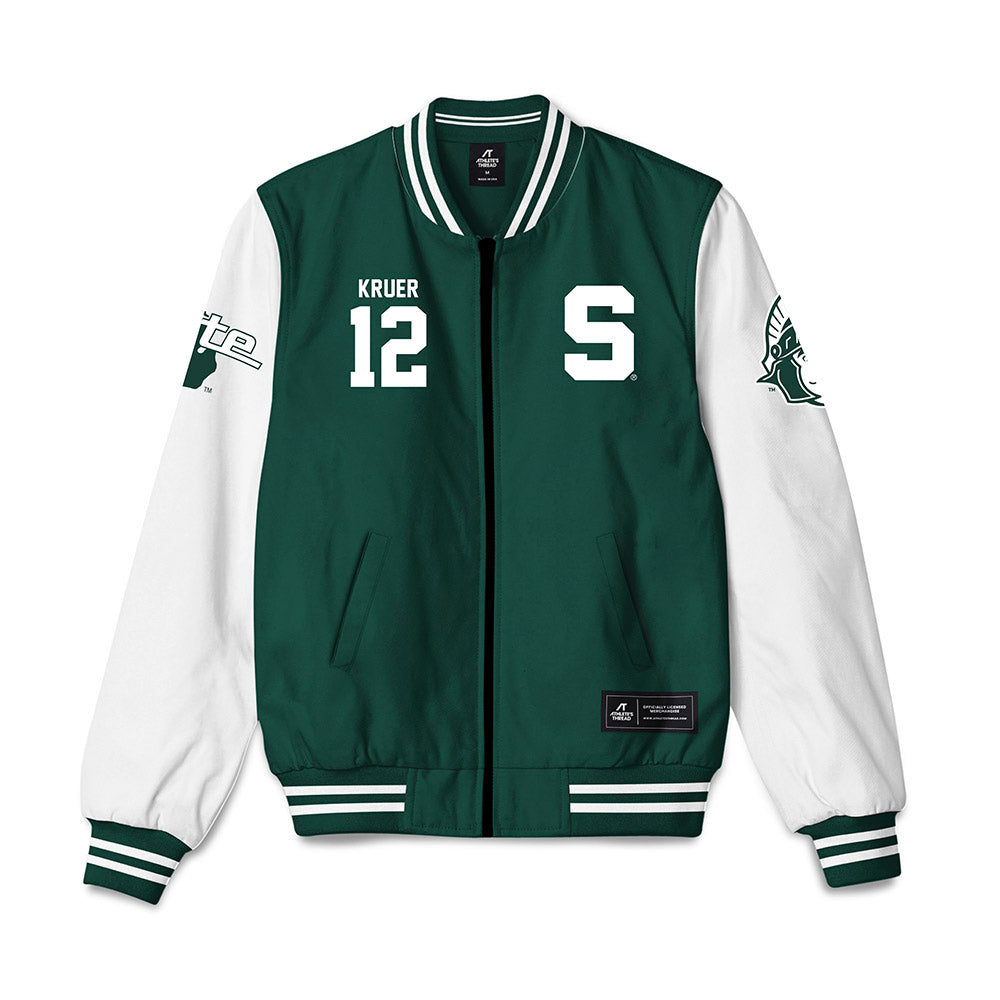 Michigan State - NCAA Women's Soccer : Mackenzie Kruer - Bomber Jacket-0