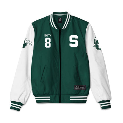 Michigan State - NCAA Football : Kaleb Smith - Bomber Jacket-0